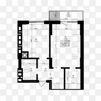 平面图房屋示意图-2.14