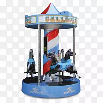 旋转木马、马匹、游乐园、儿童骑行、康乐活动-旋转木马马场