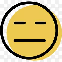 表情笑脸电脑图标剪辑艺术-冷静
