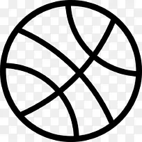 篮球剪贴画轮廓.篮球