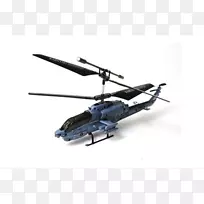 无线电控制直升机飞行钟啊-1眼镜蛇无线电控制-阿帕奇直升机