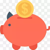 储蓄罐电脑图标存钱-小猪