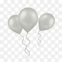发廊我们是美容院@Perling商场生日气球剪贴画-白色气球