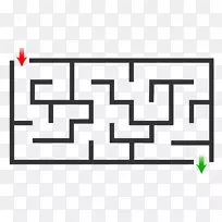 迷宫求解算法迷宫生成算法深度优先搜索单向箭头