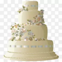 婚礼蛋糕层蛋糕糖霜生日蛋糕-花蕾婚礼