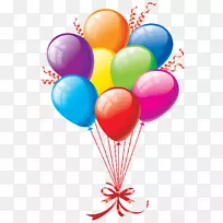 气球派对生日剪贴画派对气球