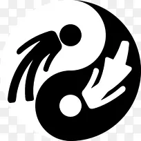 性别符号阴阳雌锦鱼阴阳