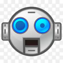 表情机器人表情笑脸短信-微笑的眼睛