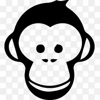 徽标黑猩猩猴猿-公众识别