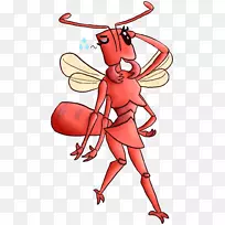 卡通昆虫剪贴画-幸运狗