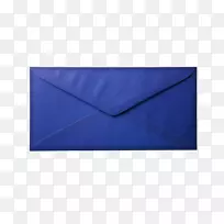 纸钴蓝电动蓝色长方形字母邮票