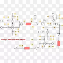 管道和仪表图化学反应器过程工程.抽象图