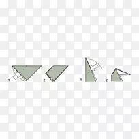 三角形标志褶皱