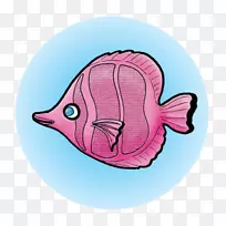 海洋卡通鱼动物铅笔屑