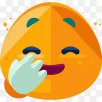 表情笑脸电脑图标-笑
