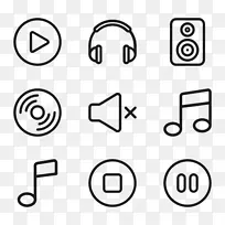 计算机图标符号.音乐元素
