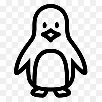 企鹅电脑图标-可爱的企鹅
