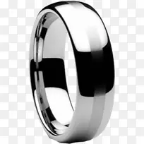 碳化钨结婚戒指-钨