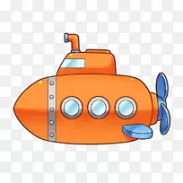 潜艇绘画版税-免费公共领域剪贴画-潜艇