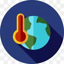 电脑图标全球变暖自然环境剪贴画变暖