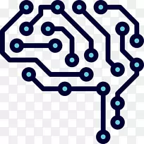 计算机图标数字电子学人工脑逻辑门黑科学和技术