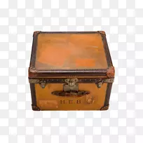 家具古董金属旅行箱