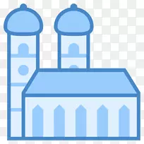 电脑图标清真寺剪贴画-慕尼黑