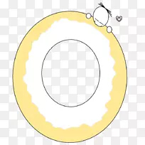 圆圈材料剪贴画-国庆元素