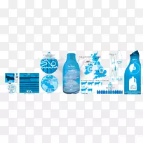 奶瓶瓶装水饮料-牛奶广告