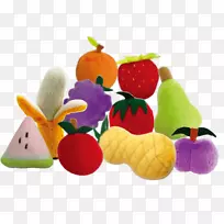 手木偶填充动物&可爱的玩具手指木偶-创意水果