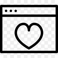 电脑图标窗口web浏览器-爱情分界线