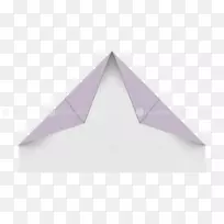 紫丁香紫色三角褶皱衣服