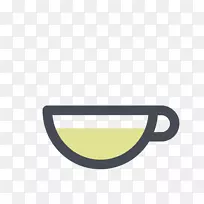 白茶咖啡杯绿茶