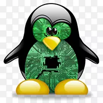 Linux内核tux kali linux opensuse-计算机电路板