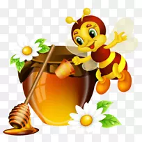 蜜蜂罐-可爱的蜜蜂