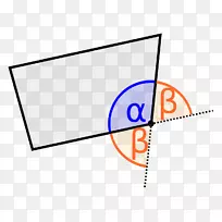 三角形圆面积矩形-四角框