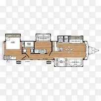 平面图露营车房车平面图-房车露营