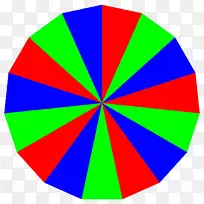 五角绿色rgb色模型十三角二值