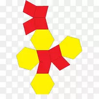 拉长的十二面体菱形十二面体角六角形