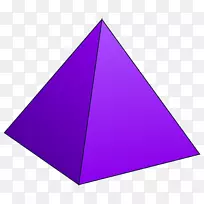 三角形金字塔形状数学几何-金字塔
