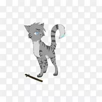 勇士队将野猫画成一只黑白相间的狼