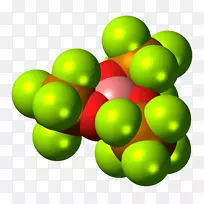 三氟化硼分子化学元素分子几何-黄红色