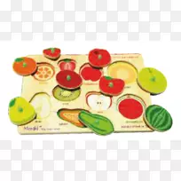 素食美食水果拼图