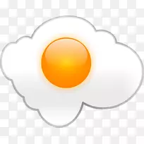 煎蛋早餐炒鸡蛋夹艺术卡通鸡蛋