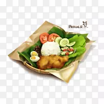 马来西亚美食-食物海报