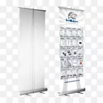 广告横幅印刷海报材料-展台