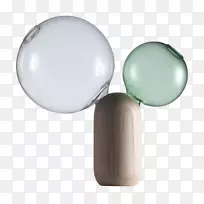 水晶球玻璃花瓶.水晶球