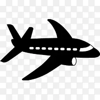 飞机剪贴画：运输剪贴画-卡通飞机