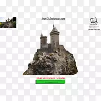 城堡下载剪辑艺术-粉红城堡
