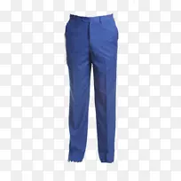 裤子阿迪达斯皇家蓝色服装-男式牛仔裤
